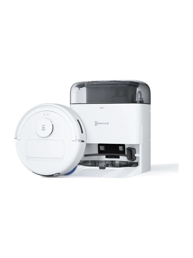 ECOVACS DEEBOT MINI Robotic Floor Cleaner Robotic Floor Cleaner with 2-in-1 Mopping & Vacuum, 9000Pa Suction, Anti-Bacterial Cleaning (WiFi, Google Assistant & Alexa) with 2 in 1 Mopping and Vacuum, Anti-Bacterial Cleaning (WiFi Connectivity, Google Assistant and Alexa)(White)