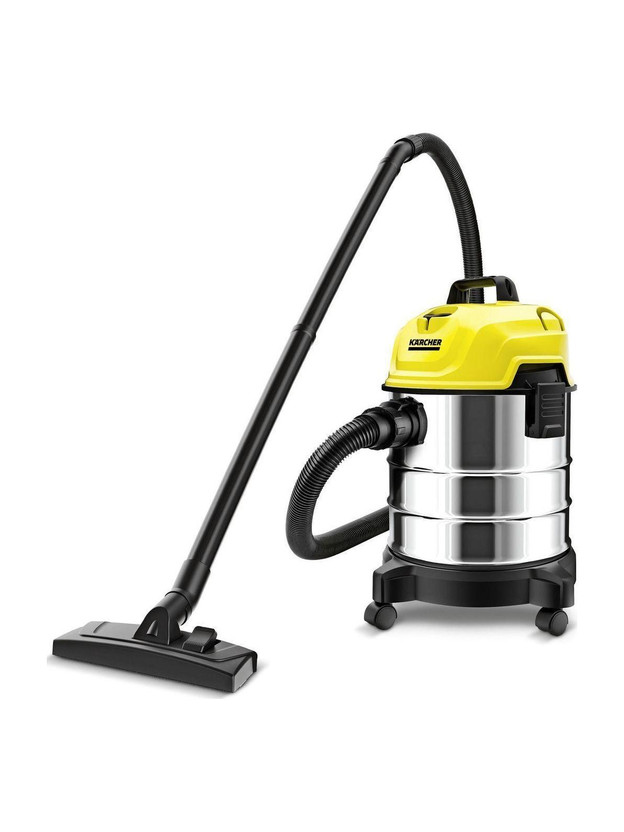 Karcher WD1 S CLASSIC Wet & Dry Vacuum Cleaner with Reusable Dust Bag(Yellow)