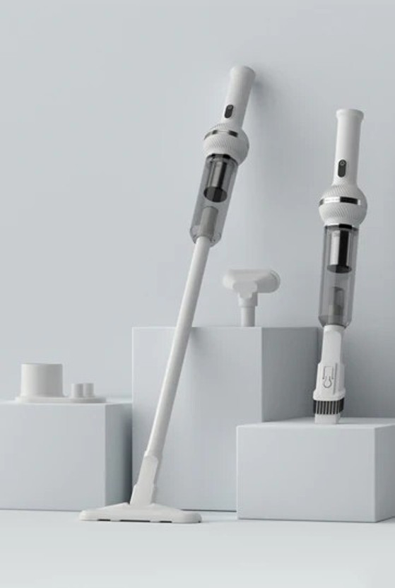 Dibea BX30 Vacuum Cleaner Cordless Vacuum Cleaner with Anti-Bacterial Cleaning(White)