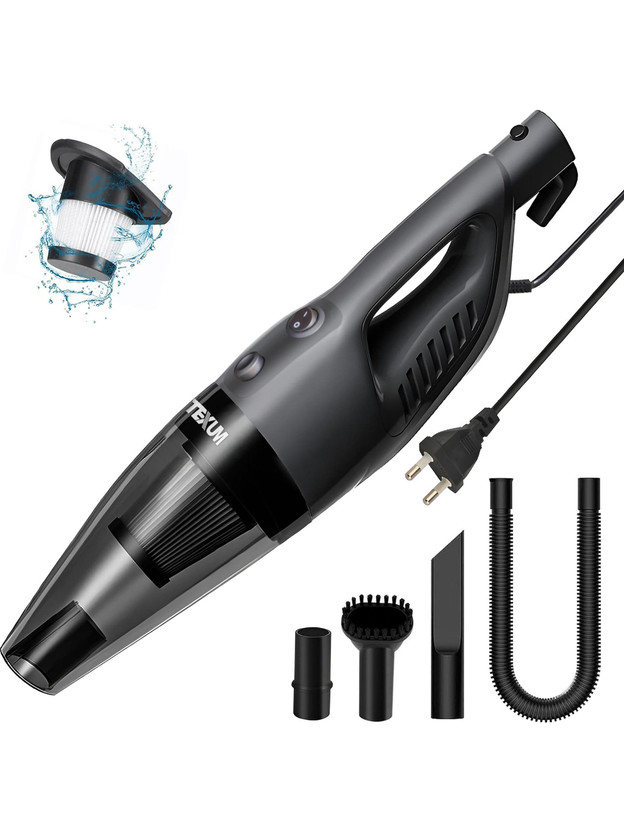 TEXUM TVC-5 Hand-held Vacuum Cleaner with Reusable Dust Bag(Black)