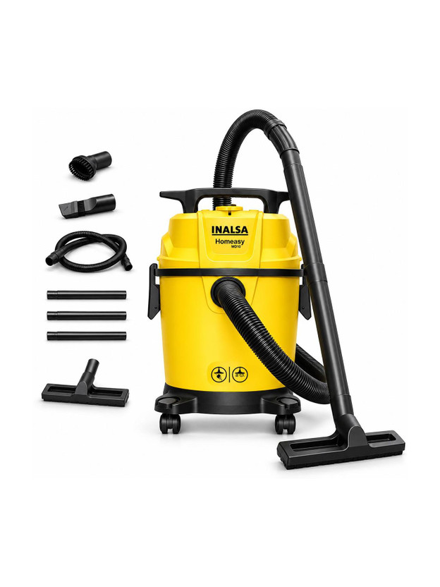 Inalsa Homeasy WD10 Wet & Dry Vacuum Cleaner with Anti-Bacterial Cleaning(Yellow)