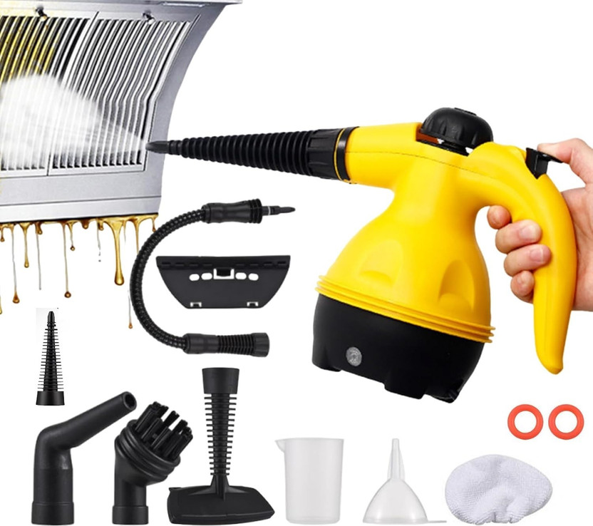 SUICUNE Portable Steam Cleaner,1000W High Pressure Fast Heating Multi-Purpose Steamer Hand-held Vacuum Cleaner with 2 in 1 Mopping and Vacuum(Multicolor)