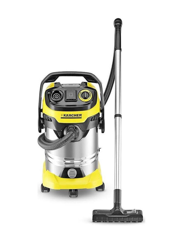 Karcher WD 6 PSV Wet & Dry Vacuum Cleaner with Reusable Dust Bag(Yellow)