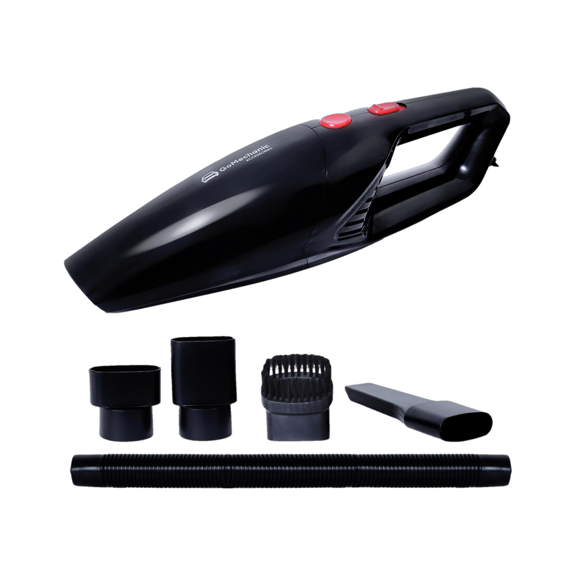 GoMechanic Neutron 4500 Handheld Super Suction Wet/Dry 4.5KPa Power Car Vacuum Cleaner with Anti-Bacterial Cleaning(Black)