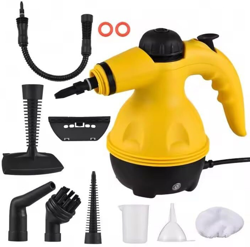 MCBAZEL MCBAZEL 9-in-1 Handheld Steam Cleaner High Temperature Portable Multipurpose Machine Hand-held Vacuum Cleaner with 2 in 1 Mopping and Vacuum, Anti-Bacterial Cleaning(Yellow) - Flipkart Deal