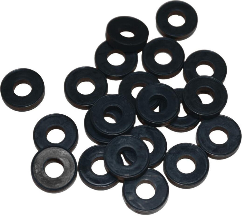 KESARIA Rubber Air Chuck Nozzle Washers Pack of 100 Pcs | Leak-Proof Seal Vacuum Maintenance Kit