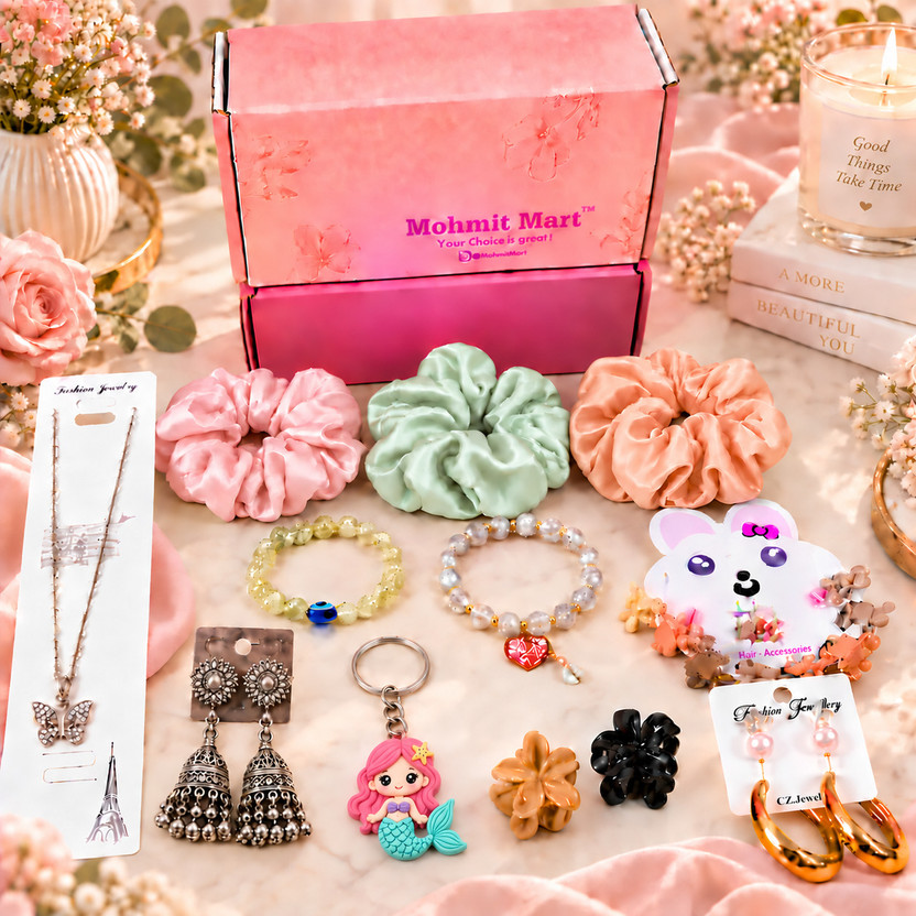 Mohmit Mart Gift Box, Jewellery, Keychain Gift Set