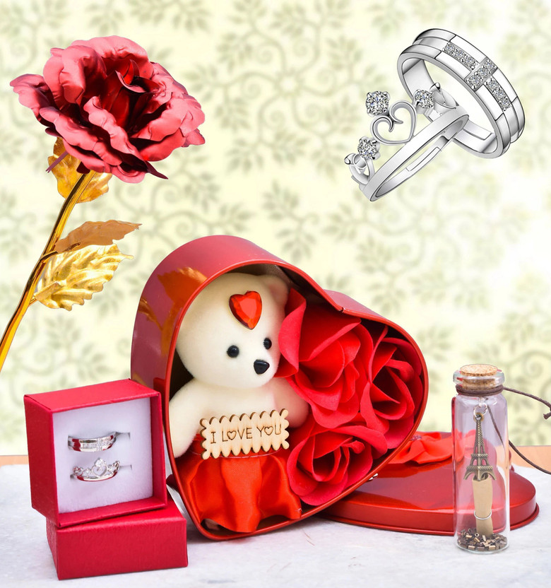 THE THE CLICK INDIA Message Pills, Soft Toy, Artificial Flower, Jewellery Gift Set - Flipkart Deal
