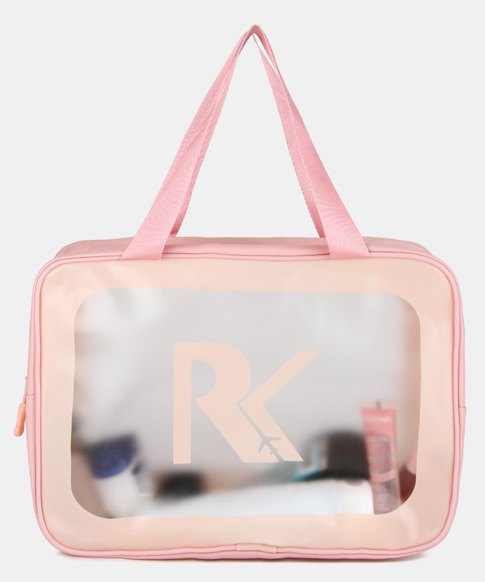 RRK IMPORT AND EXPORT New Wash Bag Trendy and stylish design for women Vanity Box(Pink, White, Black)