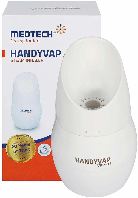 Medtech Handyvap-Steam Inhaler Vaporizer Vap-01 Vaporizer(White)