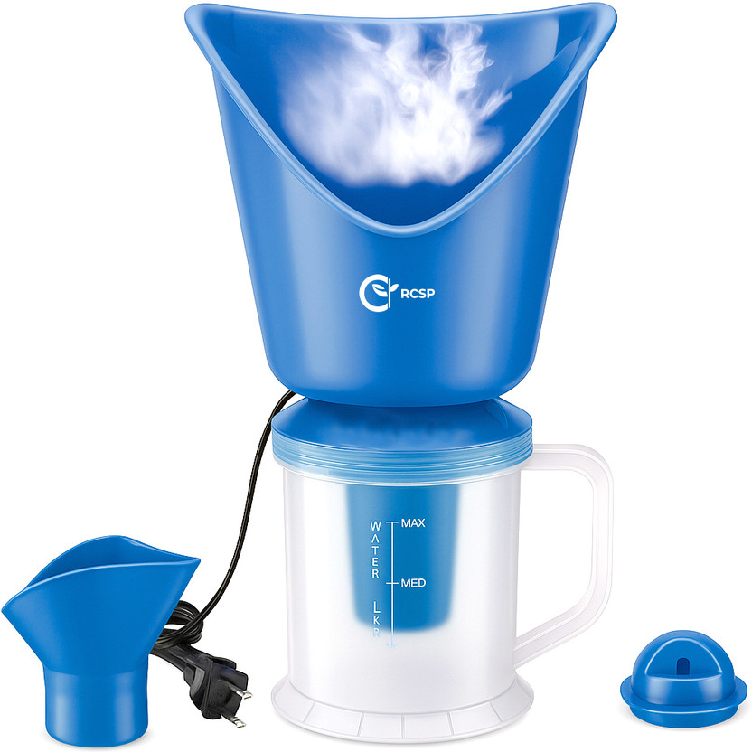 RCSP Vaporizer/Steamer 3 in 1 for cough and cold kids steam nose inhaler and facial Vaporizer(Blue)