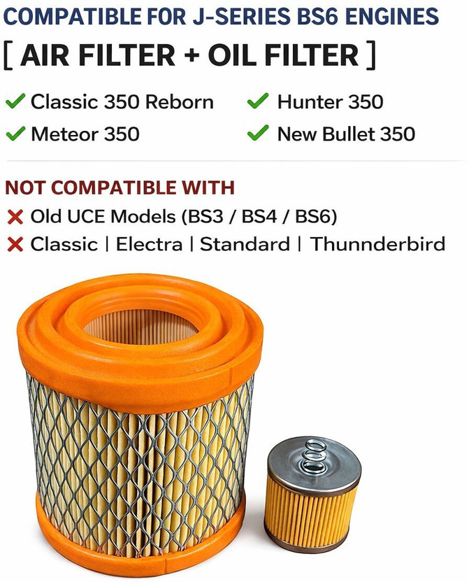 EAZ Bike Air Filter For Royal Enfield Meteor 350