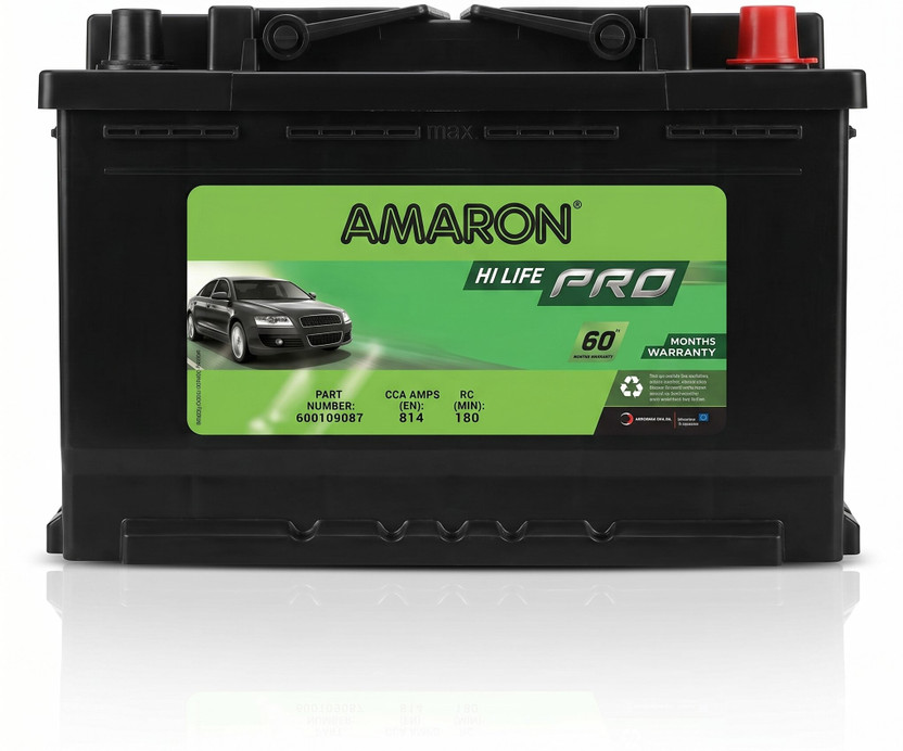 Amaron with Doorstep Installation AAM-PR-600109087_1BS 100 Ah Battery for Car