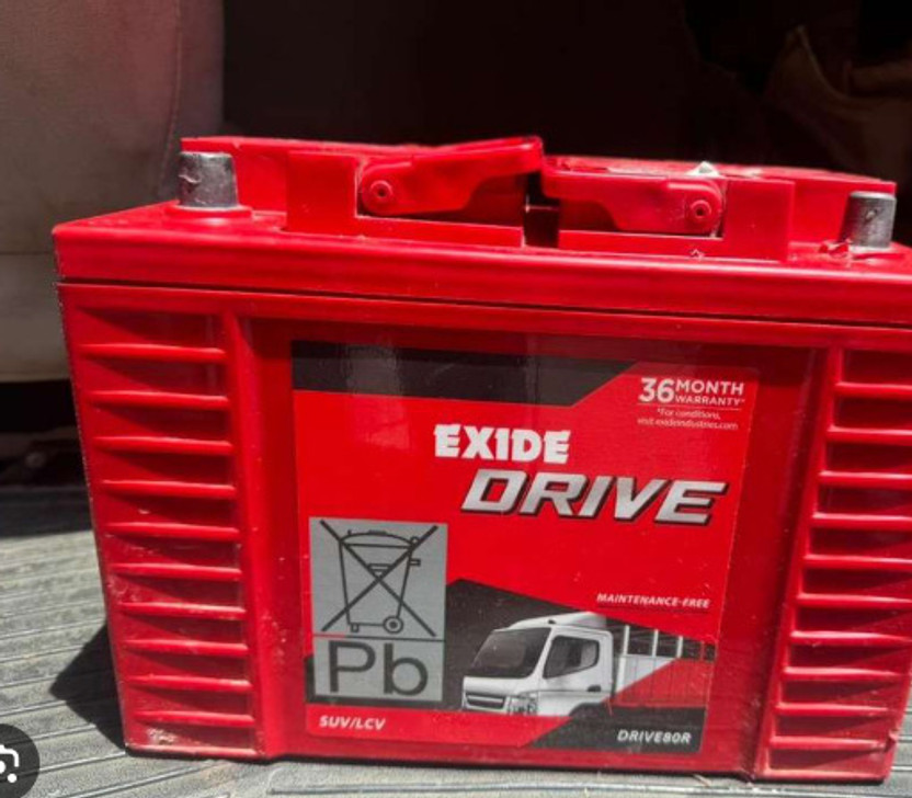 EXIDE DRIVE80R-80AH 80 Ah Battery for Car