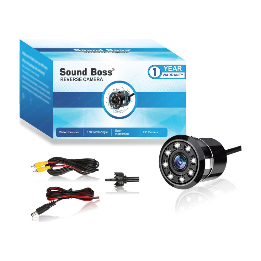 Sound Boss 2nd Generation HD Rear View Night Vision 170° Perfect View Angle Reverse Reverse Assist Camera System(1 Camera, 480 TV LINES)