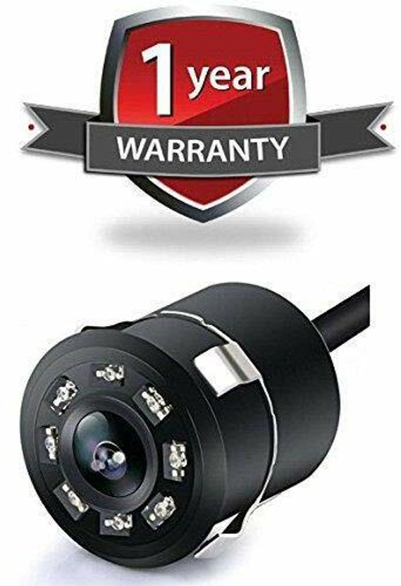 Hymn Camera For Car Rear View Reverse Parking Camera with HD Night Vision (8 LED) Reverse Assist Camera System(1 Camera, Na)