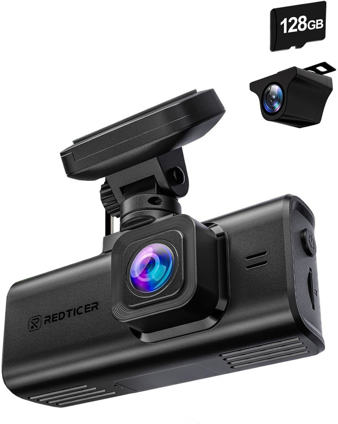 Redtiger F7N Elite Dual Channel 4K HDR Dual Dash Cam Dashboard Camera System(2 Camera, 4K)