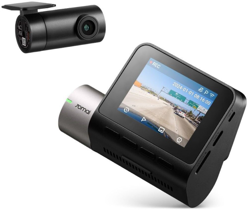 70MAI A510 HDR 3K Dual DashCam,STARVIS2 IMX675 3K+FHD,ADAS,GPS Logger,MaiColor Vivid+ In-car Camera System(2 Camera, 1944P)