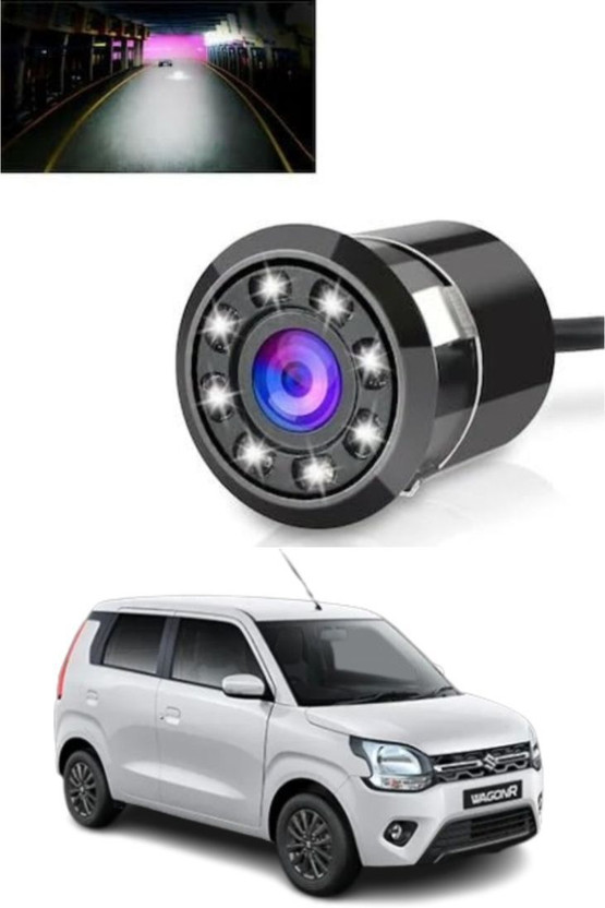 AARSH CREATION NEW Reverse Parking Camera with HD Night Vision 8 LED Reverse Assist Camera System(1 Camera, 720*1080)