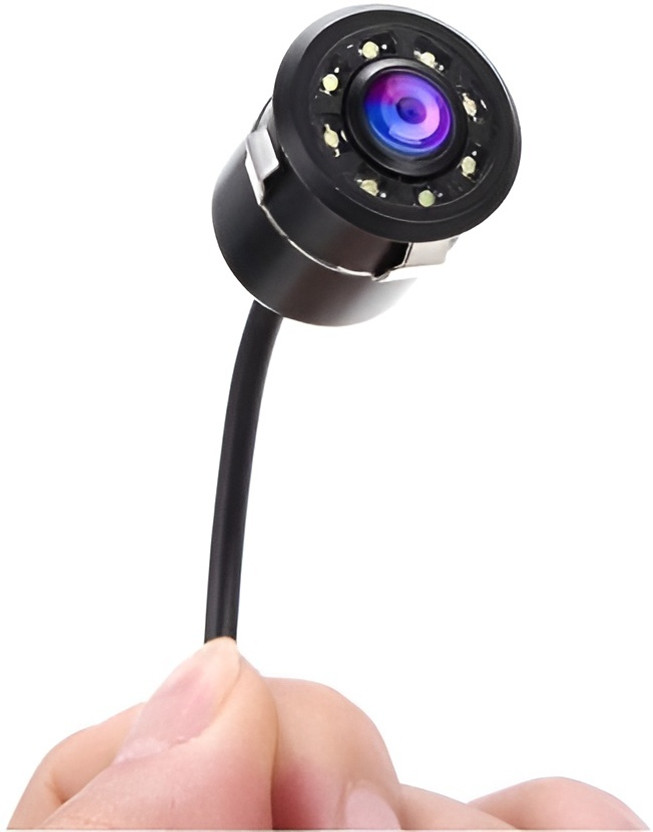 LAVITRA Car Rear View Reverse Parking Camera with HD Night Vision 8 LED Reverse Assist Camera System(1 Camera, 720*1080)