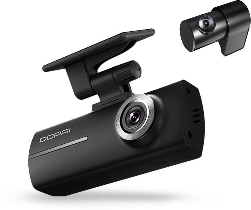 DDPAI N1 Dual Channel 1296P Front & 1080P Rear,G-Sensor,WiFi,Upto 256GB Supported Reverse Assist Camera System(2 Camera, 1296p)
