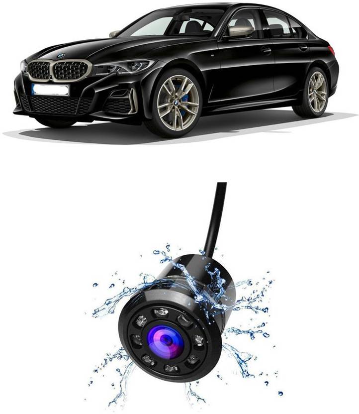 Genipap 8 LED Night Vision Waterproof Vehicle Camera System Night