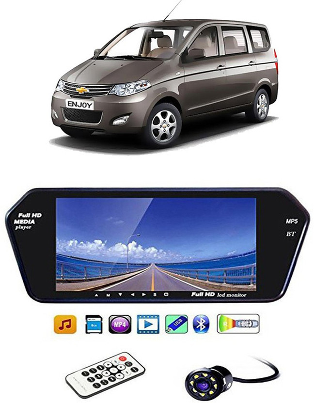 Enfield Works Full HD Touch Screen Bluetooth LED Screen & LED Reverse Camera E-2068 Reverse Assist Camera System(1 Camera, 480 x 234)
