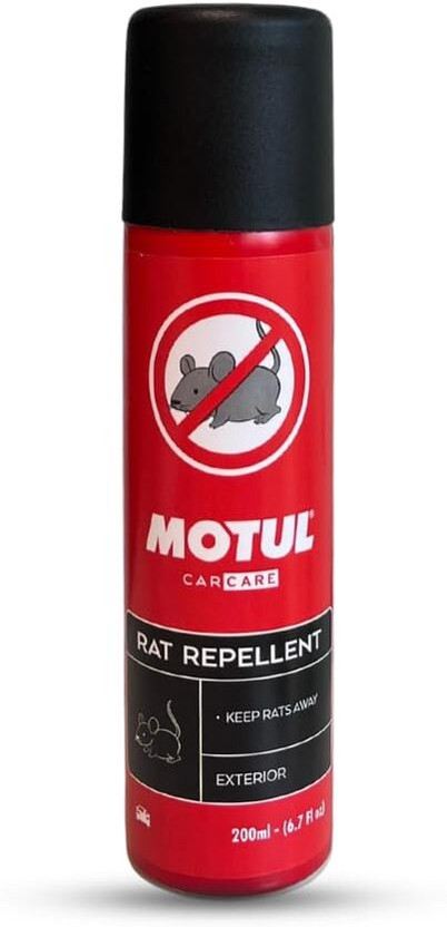 MOTUL MOTUL Rat Repellent Spray for Car & Bike, Non Toxic Wire & Cable Protection Engine Cleaner(200 ml) - Flipkart Deal