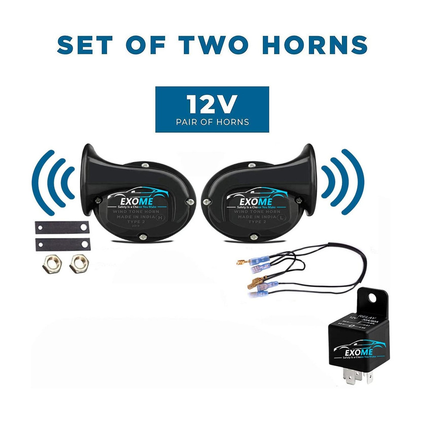 TOVOTA TOVOTA Horn For Indian, Universal For Car, Universal For Bike, Suzuki, Ferrari, Hero, Mahindra Cruiser - Flipkart Deal