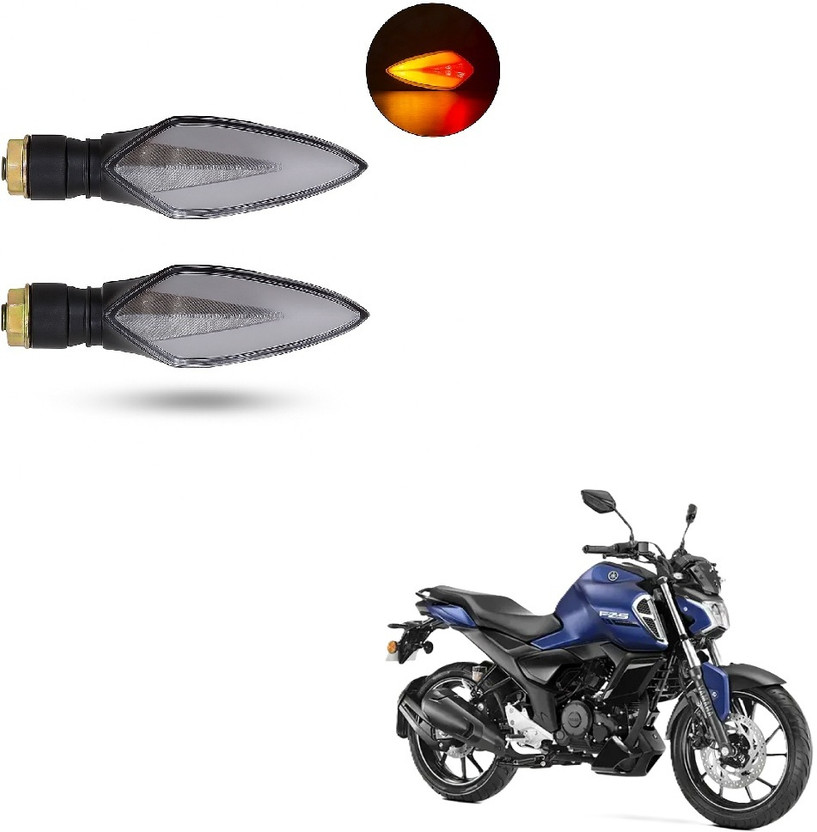 JMA TRADING Front, Rear LED Indicator Light for Universal For Bike Universal For Bike(Yellow, Blue)