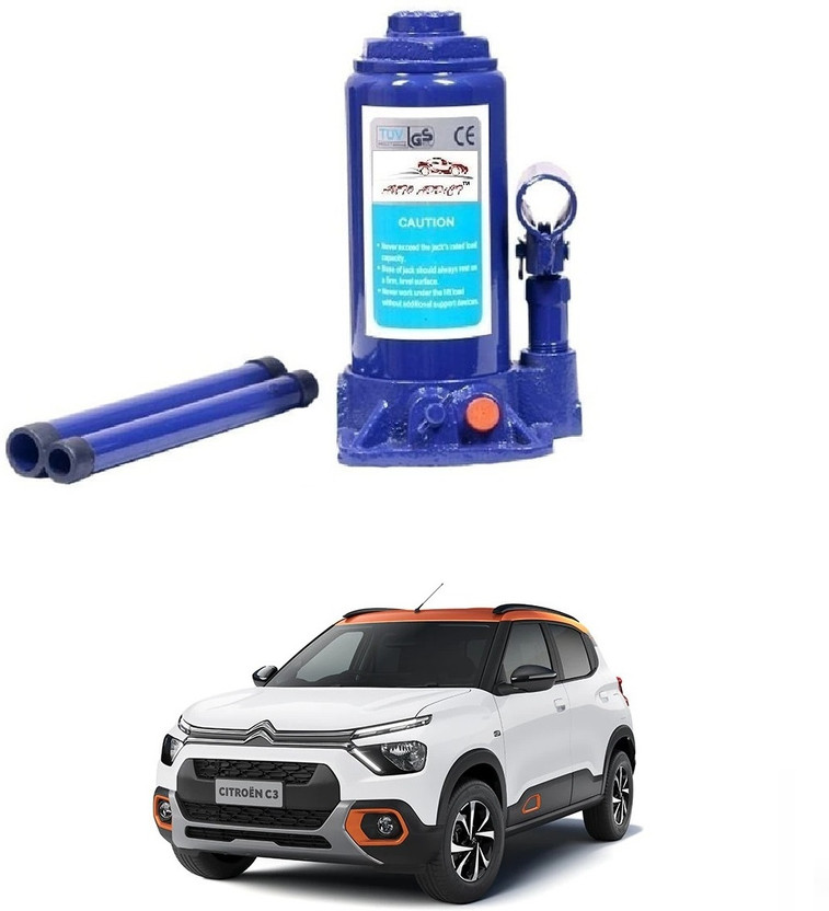 AuTO ADDiCT 3 TON HYDRAULIC BOTTLE JACK FOR CITROEN C3 Vehicle Jack(3000 kg)