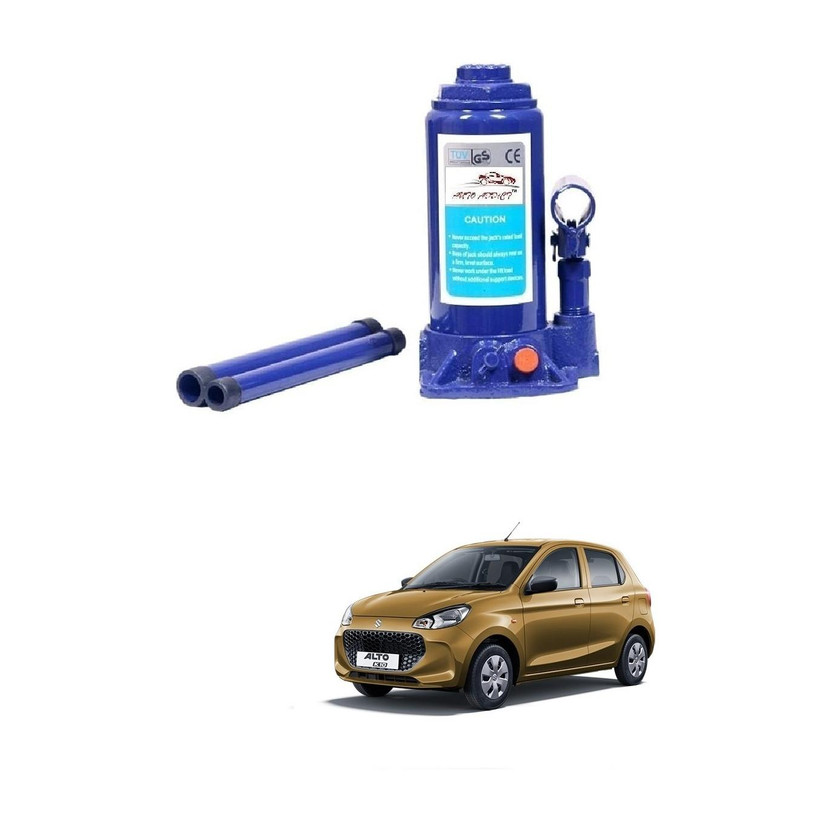 AuTO ADDiCT 3 TON HYDRAULIC BOTTLE JACK FOR MARUTI SUZUKI ALTO K10 (2022-PRESENT) Vehicle Jack(3000 kg)