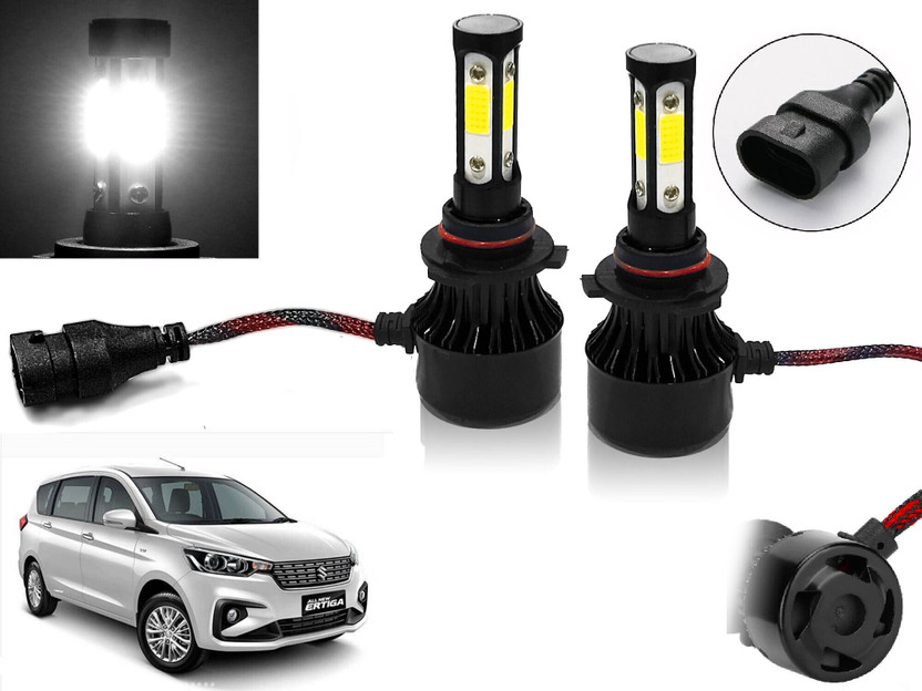AUTO PEARL 4-Side 9005/HB3 LED Bulb for Car 80W-12V 3500LM 6000K wide Ultra White light_B26 Headlight Car LED for Maruti Suzuki (12 V, 80 W)(Ertiga, Pack of 2)