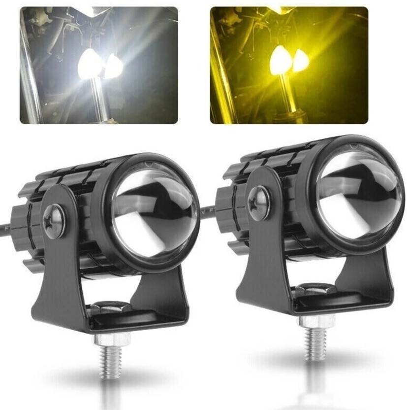 AutoNexx Mini Spot Light 01 Fog Lamp Motorbike LED (12 V, 12 W)(Universal For Bike, Pack of 2)