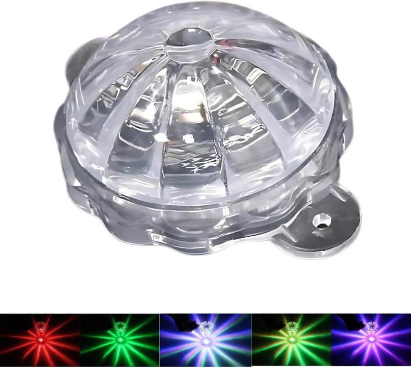 Rhtdm Atmosphere Lamp RGB Light Warning Effect Waterproof Motorcycle Under Body Light Parking Light Motorbike, Car LED (12 V, 5 W)(Universal For Bike, Universal For Car, Pack of 1)