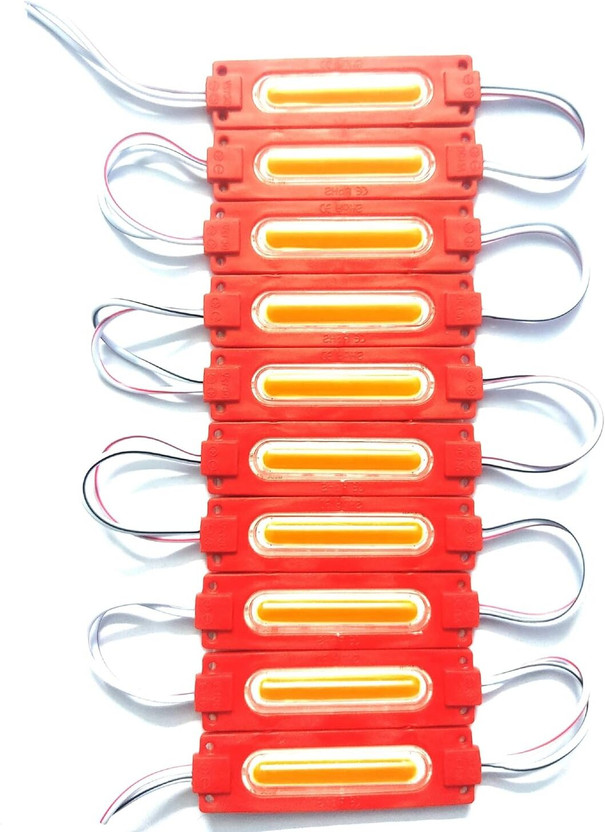 ROCCIA INDIANO capsule Shape red 10 Interior Light Motorbike, Car LED (12 V, 2 W)(Universal For Bike, Pack of 10)