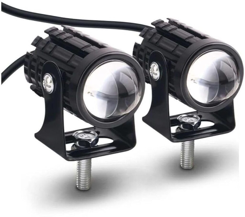 Rhtdm Mini Driving Fog Lamp Headlight Car, Motorbike LED (12 V, 36 W)(Universal For Bike, Universal For Car, Pack of 2)
