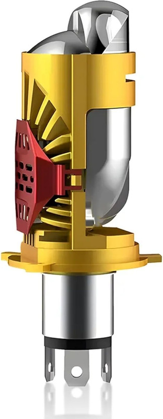 BIKEBLOOM Ultra Bright Led Headlight Bulb/Headlamp Projector With HD Condenser Lens Headlight Car, Motorbike LED (12 V, 45 W)(Universal For Bike, Universal For Car, Pack of 1)