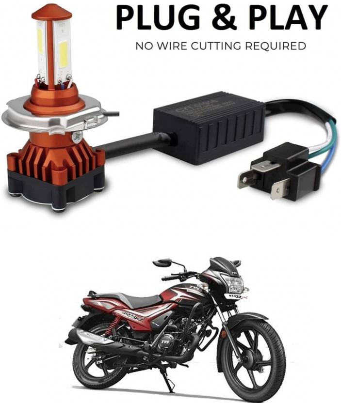 AutoTech CYT H4 led orange imported Bulb Headlight for bikes,scooty K