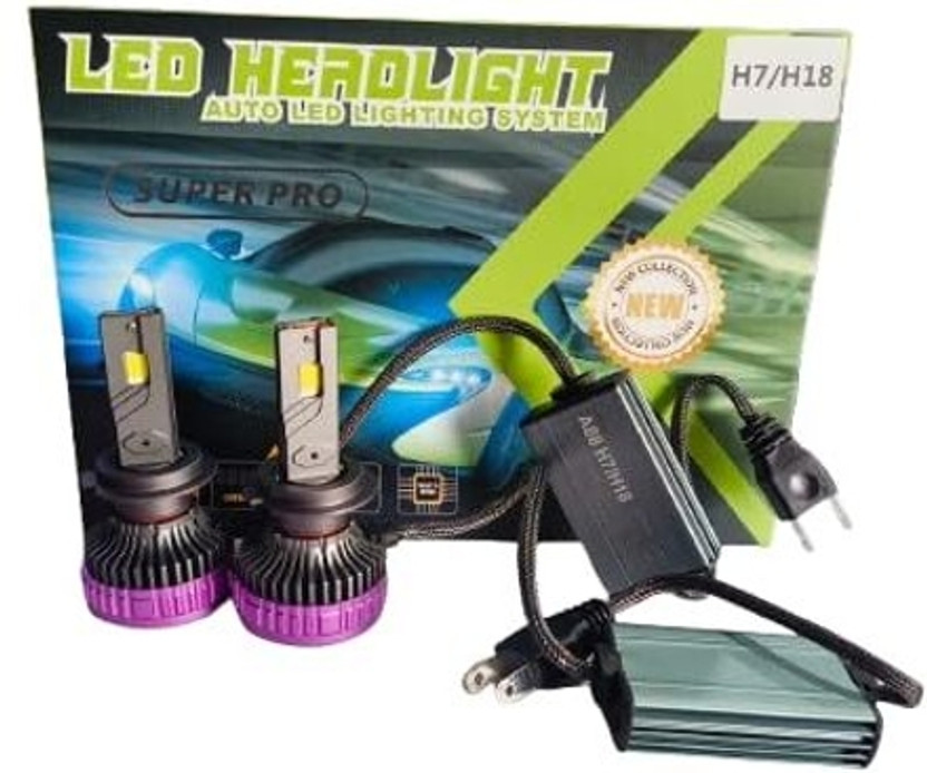 Kanha H7 LED Headlight Bulbs Hi & Lo Beam 30000LM 6200K, 300W LED Auto Conversion Lamp Headlight Car LED (9 V, 300 W)(Universal For Car, Pack of 1)