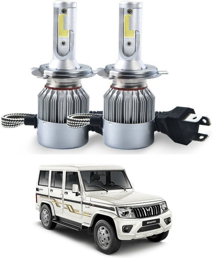 DriveXpert Car C-6 Head Light D57 Headlight Car LED for Mahindra (12 V, 36 W)(Bolero, Pack of 2)