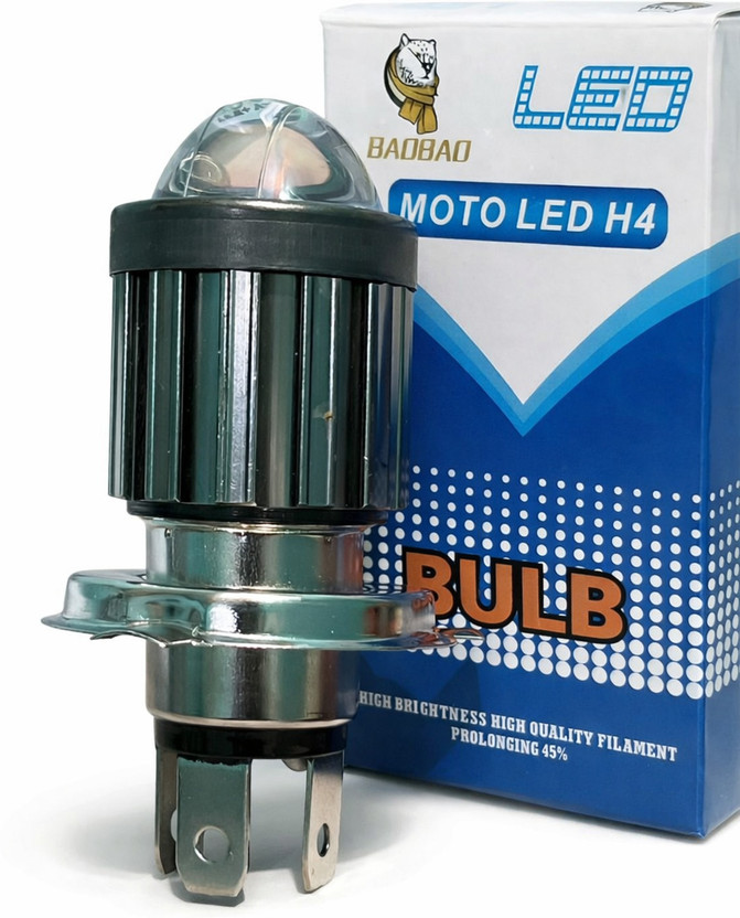 BADBAD 02 Headlight Motorbike LED (12 V, 9 W)(1 Series, Pack of 1)
