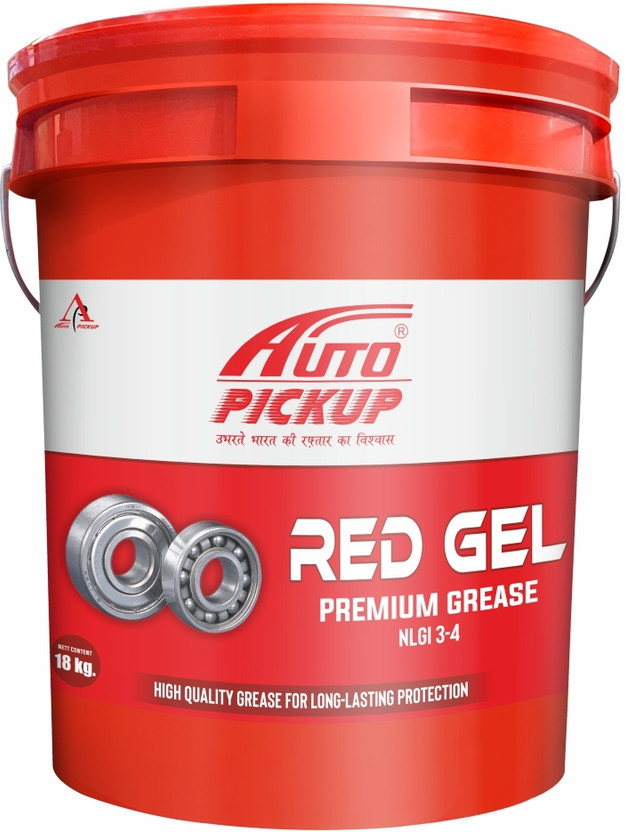 AUTO PICKUP Premium Quality Long Life 18kg Red Gel NLGI 3-4 Calcium Based Bearing Grease(18 kg, Pack of 1)