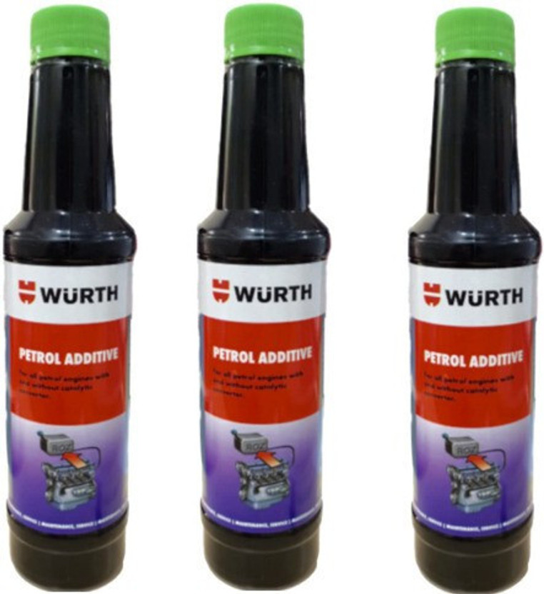 Wurth Wuerth Petrol ADDITIVE Function Enhancer ( Transparent)_nx Pack of 3 pis _(3*250ml) 750 ml High Performance Engine Oil(750 ml, Pack of 3)