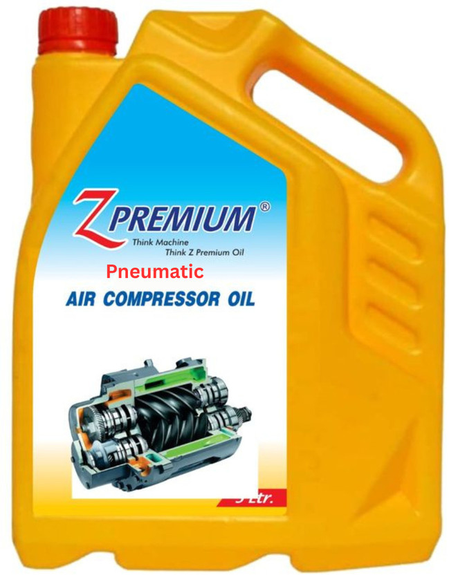 Z Premium Pneumatic Screw Air Compressor Oil | Industrial-Grade Lubricant for Compressors | Anti-Wear, Corrosion-Resistant & High-Performance Operation Coolant(5 L, Pack of 1)