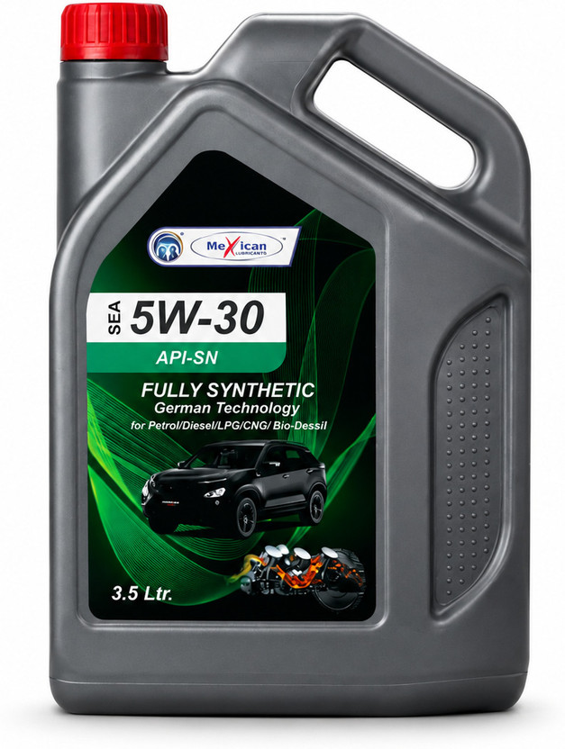 Mexican Mexican MK Fully Synthetic Engine Oil 5W-30 API SN (3.5 Litre) MK Car engine oil 5W30 Full-Synthetic Engine Oil(3.5 L, Pack of 1) - Flipkart Deal