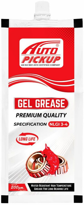 AUTO PICKUP Premium Quality NLGI 3-4 Long Life High Temperature Red Gel Grease(200 g, Pack of 1)