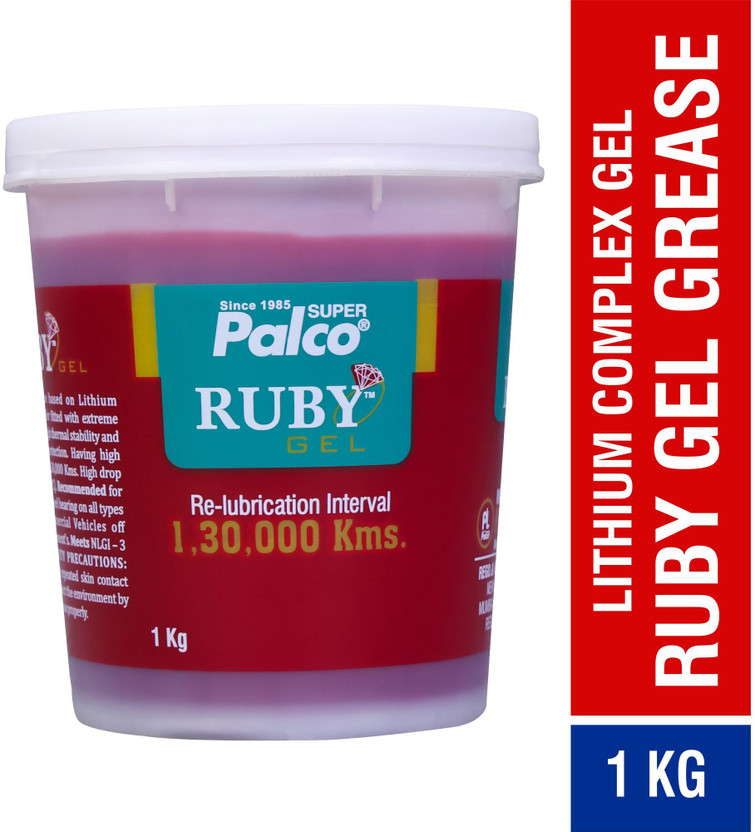 PL SUPER PALCO RUBY GEL-NLGI-3, Lubricating Gel, Long Lasting Lubricant For Cars, Buses, Trucks 2 Wheeler, 3 Wheeler, Agriculture & Construction Grease(1 kg)