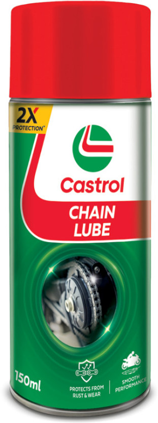 Castrol Chain Lube Protects, Smooth, Long-Lasting, Weather-Proof, All Chains Chain Oil(150 ml, Pack of 1)