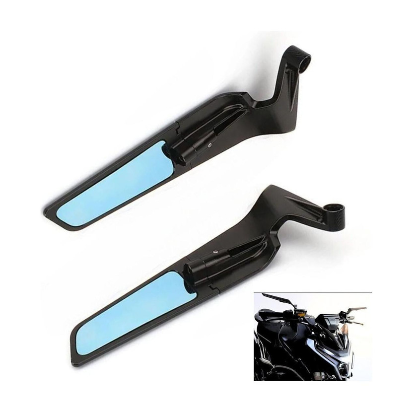 Egun Manual Rear View Mirror For BMW, Bajaj, KTM, Hero, Honda, Suzuki, Universal For Bike Universal For Bike(Left, Right)